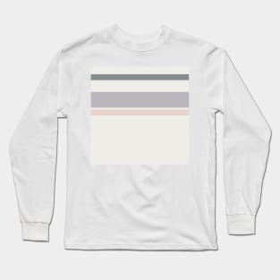 A neat arrangement of Very Light Pink, Philippine Gray, Gray (X11 Gray) and Lotion Pink stripes. Long Sleeve T-Shirt